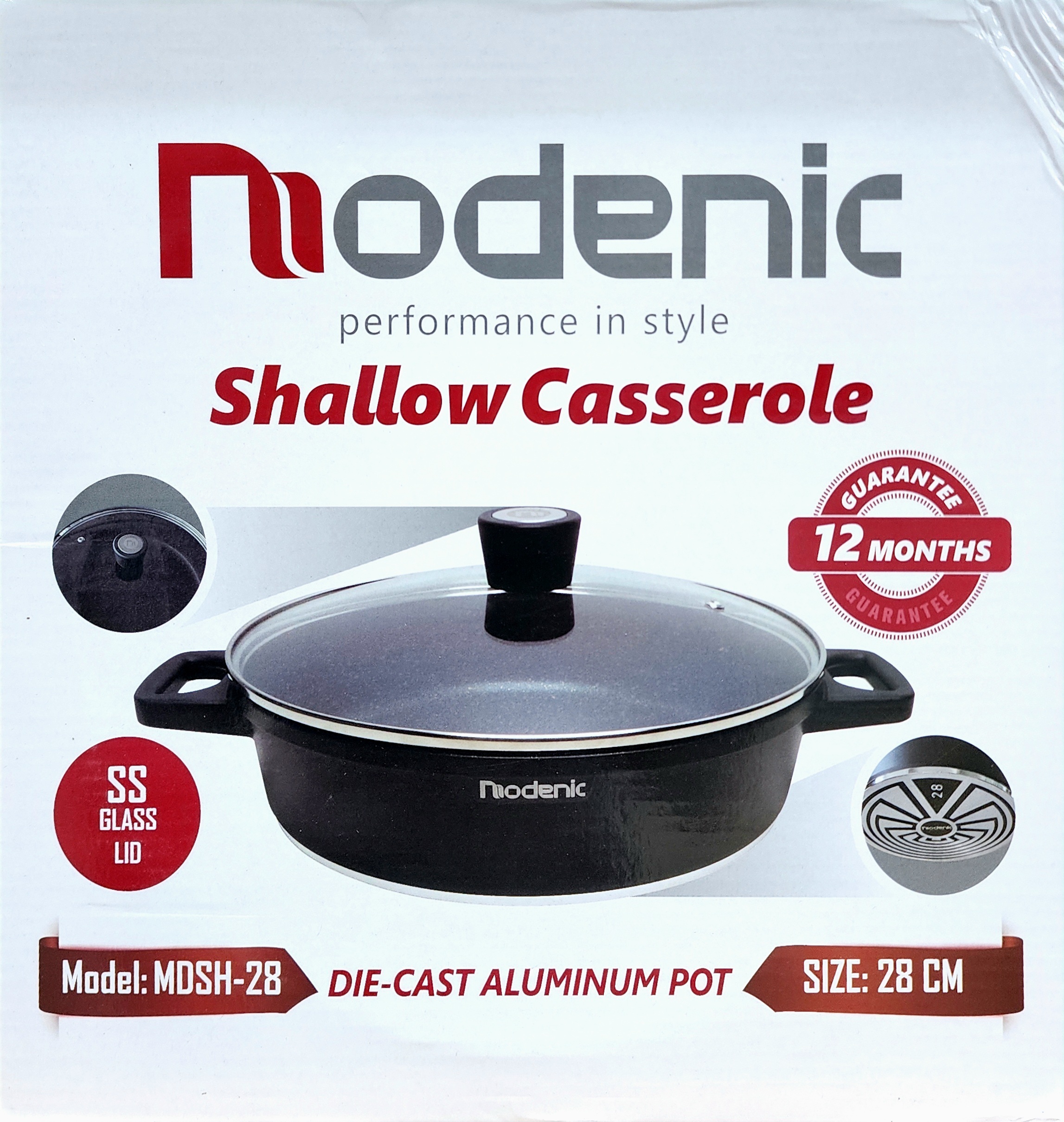 تابه دو دسته مودنیک سایز ۲۸